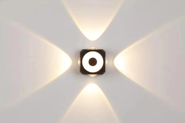 Waterproof LED Wall Lights: 4+1 Way