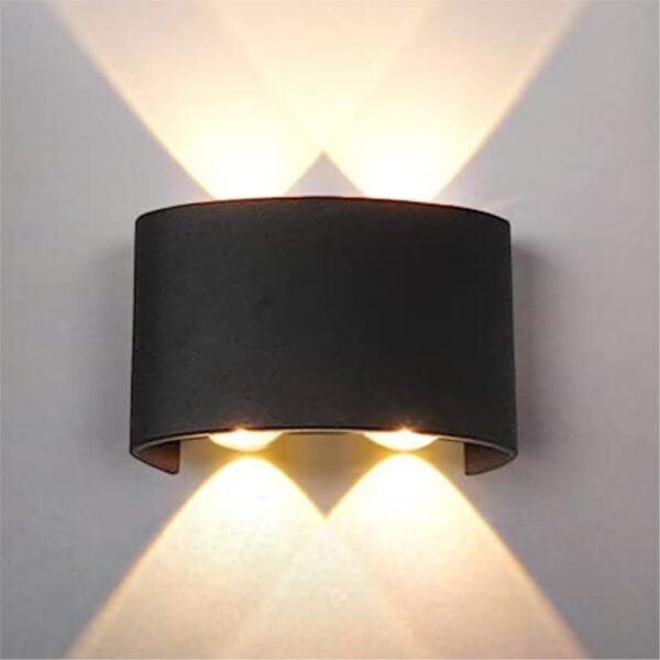 Waterproof LED Wall Lights: 2+2 Way